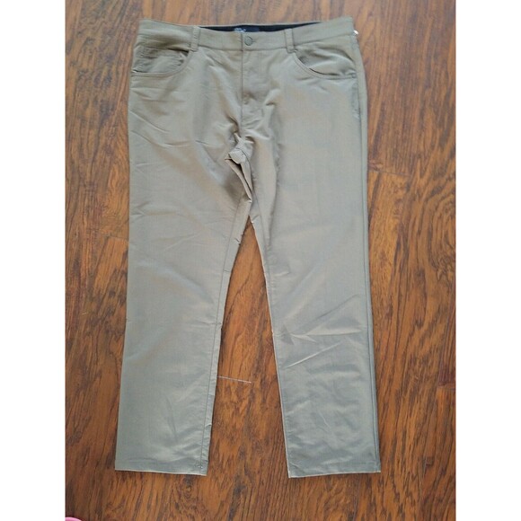 NEW Louis Raphael Hybrid Men's Slim Fit 5 Pocket Pant Bungee Cord Size 38 x 30 - Picture 3 of 9